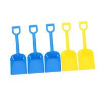 KONTONTY 5Pcs Plastic Sand Dig for Portable Lightweight Beach Bright Colored Tools to Enhance Coordination and Creativity Random Color
