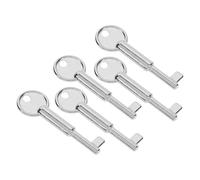 KONTONTY 5Pcs Replacement Emergency Stop Button Switch Keys Durable Metal Reset Key for Emergency Switch Activation Convenient Tool for Various Applications