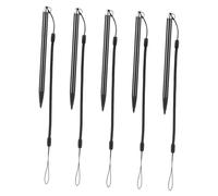 KONTONTY 5pcs Stylus Pen for Tablet and Phone Touchscreen Capacitive Pen Coiled Spring and Loss Rope Fine Point Stylus for Drawing and Writing