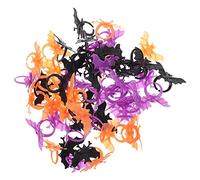 KONTONTY 60pcs Halloween Bat Rings Finger Rings for Fun Dress Up Accessories Safe Materials for Party Favors and Trick Treating