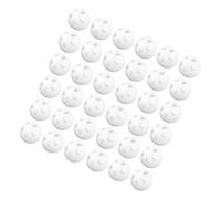 KONTONTY 60pcs White Balls Plush Inserts DIY Noise Maker Toys for Crochet Animal Puppet Craft Projects