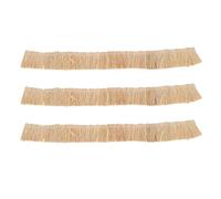 KONTONTY 6pcs Miniature Faux Thatch Roof Artificial Straw for DIY Dollhouse Thatched Roof Crafting Decorative Hay for Model Houses Fairy Gardens and Seasonal Rustic Landscape