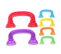 KONTONTY 6Pcs Phone Handset Interactive Simulation Telephone for Pretend Play Speech Training Communication Skills Development Safe Design for Young