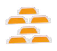 KONTONTY 6pcs Reflective Driveway Markers Road Warning Marker Safety for Street Pavement Sidewalks Crossings Freeways Driveways