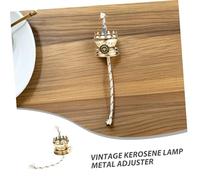 KONTONTY 6pcs Vintage Kerosene Lamp Wicks with Adjustable Metal Regulator Easy Replacement Oil Lamp Burners for Camping Emergency Lighting and Retro Home Decor