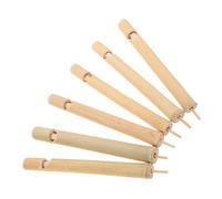 KONTONTY 6pcs Wooden Bird Call Whistles Safe Flute Inspiring Outdoor Play and Music Learning Cute Party Favor