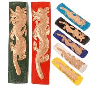 KONTONTY 7 Pcs Traditional Chinese Ink Sticks for Calligraphy Drawing and Hand Lettering Ideal for Use with Calligraphy and Reusable Cloth Water Techniques