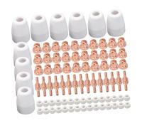 KONTONTY 85 Pcs Plasma Consumables Kit Nozzle Tips for Air Plasma Cutting Machines Super Compatible