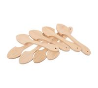 KONTONTY 8pcs Chinese Style Wood Fan Handles Bamboo Wood Craft Sticks for Fan Making DIY Replacement Rods Accessories for Traditional