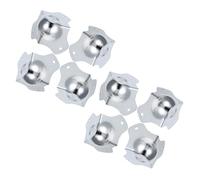 KONTONTY 8pcs Metal Spherical Angle Guard for Flight Cases and Cabinets for Edge Protection and Furniture Corner Safety Metal Ball Corner Protector