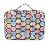 KONTONTY 96holes Handheld Colored Pencil Organizer with Slots Large Capacity Paint Brush Bag for Artists and Students Durable Oxford Cloth Storage for Sketch and Drawing Supplies