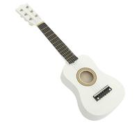 KONTONTY Acoustic Guitar for Mini Folk Guitar Musical Instrument for Beginners Comfortable to Hold and Play present for White