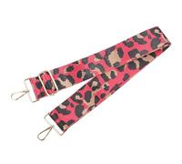KONTONTY Adjustable Canvas Leopard Print Bag Shoulder Strap with Clasps at Both Ends, Wide and Sturdy Crossbody Strap for Womens Bags, for DIY Purse Making and Everyday Use