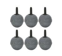 KONTONTY Air Stone Bubble Diffuser Stone Material with High Dissolved Rate and Even Tiny Bubbles round 10pcs for Fish Tank and Aquarium for Hydroponics and Aquatic Oxygenation