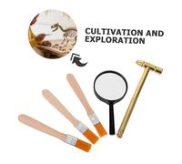 KONTONTY Archaeology Dig Kit Educational Excavation Set with Hammer Brush Magnifier Stem Science for Boys and Complete Digging Tools for Archaeological Exploration and Learning