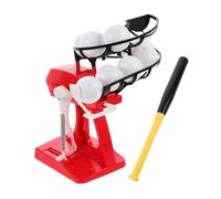 KONTONTY Automatic Baseball Launcher for Compact Bat and Ball Safe Tubular Design for Outdoor Sports Training Enhances Batting Skills and Coordination Interactive Plaything Random Color