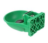 KONTONTY Automatic Large Cattle Water Bowl with Copper Valve, Plastic Livestock Drinking Feeder for Cow and Horse Stable Use, Convenient Animal Drinking Tool