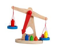 KONTONTY Balance Scale Educational for Early Learning Math Counting Teaching Aid Interactive Intellectual Development Game