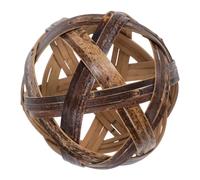 KONTONTY Bamboo Weaving Cuju Outside Sports Hand-woven Sports Sports Games Decorative Woven Ball Football for Football
