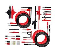 KONTONTY Banana Plug Multimeter Test Lead with Crocodile Clip and Needle Probes Electrical Testing Accessories for Home and Office Repair