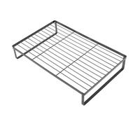 KONTONTY Black Iron Cooktop Rack with Sturdy Construction and Rack Design for Kitchen Storage Stand Supports Heavier Kitchenware for Family Life and Kitchen Organisation