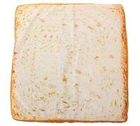 KONTONTY Bread Slice Shaped Cat Cushion Comfortable Portable Pet Mat for Warm Sleeping Environment Funny Bread Throw Pillow for Cats and Kittens for Indoor Use