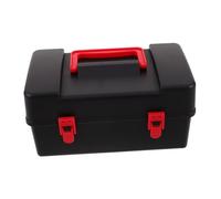 KONTONTY Burst Tops Storage Case with Handle and Foam Insert, Plastic Gyro Organizer Carrying Box for Boys and Girls, Travel-Friendly Empty Plastic Gyro Storage Box with Lid for Battling