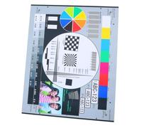 KONTONTY Camera Test Card Image Quality Test High-resolution Camera Chart Lens Testing Card Focus Calibration Tool Monitor Color Checker