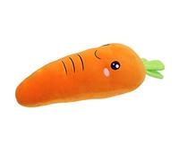 KONTONTY Carrot Modeling Plush Doll Cute Plush Carrot Decor for Soft and Comfortable Sleeping Pillow Easter present for Lifelike Design with Bright Colors
