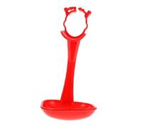 KONTONTY Chicken Drinker Poultry Waterer Drinking Cups 10pcs Plastic Automatic Water Feeder Clamp Tube Easy Install for Chickens Ducks Pigeons Goose Hanging Cup Curved Arm Farm Use