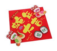 KONTONTY Chinese Year Stickers Snake Door Stickers Traditional Chinese Couplets Paper Lunar Year Decorations for Homes Offices and Retail Spaces
