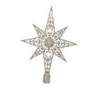 KONTONTY Christmas Tree Star Topper Elegant Xmas Star Ornament for Festive Home Decoration Holiday Tree Decoration for Cheerful Celebrations and Lasting Memories