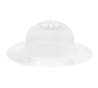 KONTONTY Clear PVC Painting Hat DIY Graffiti Cap for Creative Safe Coloring to Enhance Imagination Artistic Skills Fun for Boys