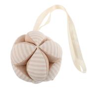KONTONTY Cotton Musical Rattle Ball Soft Sensory Development for Boy Girl Engaging Design Visual Stimulation Easy to Clean and Maintain for Hand Coordination