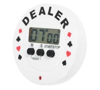 KONTONTY Digital Poker Timer with Countdown Up to Portable Party Timer Accessory for Board Games and Poker Blinds Easy Dealer Clock for Management