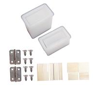 KONTONTY DIY Cigarette Box Maker Kit with Silicone Resin Mold and Sturdy Wood Frame for Making Decorations and Resin Art Projects, Easy to Release Shape Craft Supplies