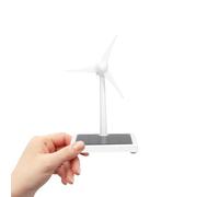 KONTONTY DIY Plastic Solar Windmill Model for - Educational Solar Power Kit for Scientific Experiments and Creative Learning