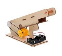 KONTONTY DIY Science Experiment Kit with Wood Building Blocks for Educational Stem for Physics and Technology Learning Enhances Cognitive Skills and Creativity for Boys School and Home Use