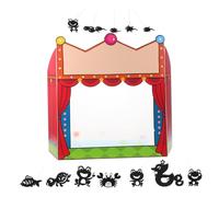 KONTONTY DIY Shadow Puppetry with Chinese Shadow Puppet Theater Science Experiment Creative Puppetry Craft Kit for Storytelling and Dance Performance