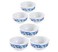 KONTONTY Doll House Miniature Dining 6pcs Miniature Bowl Models Plastic Mini Bowl for Mini House Decor