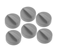 KONTONTY Dollhouse Kitchen Appliance Replacement Knobs Set 6pcs Miniature Temp Control Dial Switch for Toy Gas Stove and Refrigerator Accessories
