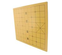 KONTONTY Dual Sided Chess Board with Chinese Chess and Gobang Sides Smooth Polished Surface Printed Lines Educational Strategy Game for Adults and Beginners Elegant Desktop Board Game