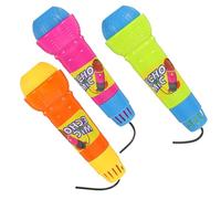 KONTONTY Echo Microphone Toy for Kids No Battery Required Plastic Mighty Echo Microphone Plaything Creative Educational Toy for Boys and Girls Fun Party Prop Random Color