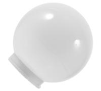 KONTONTY Elegant White Acrylic Spherical Lampshade Easy to Install for Bedroom Living Room Garden