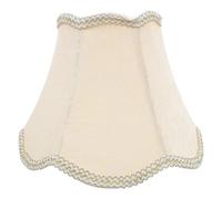 KONTONTY European Style Bell Fabric Lamp Shade Small Detachable Cloth Lampshade for Table Floor Wall Lights Soft Light Diffusion Easy Cleaning Modern Elegance for Bedroom Living