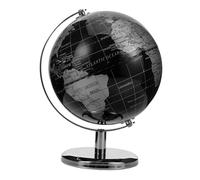 KONTONTY European Style Desktop Globe with Stand English Labeled World Globe Ornament for Office Home Decoration Educational Geography