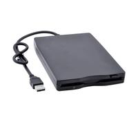 KONTONTY External Floppy Disk Drive 1.44mb USB 2.0 Compact Design Portable USB Floppy Drive with Anti-shock and Stable Data Transfer Plastic 3.5 Inch for Convenient Carrying