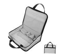 KONTONTY Fireproof Portable Briefcase with Material Handheld Document Holder Bag for Business Travel and Office Use Fire Resistant Storage for Important Files and Laptop Accessories