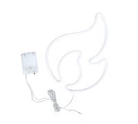 KONTONTY Flame Design Neon Lamp Led Party Atmosphere Light for Indoor Outdoor Neon Party Decorations