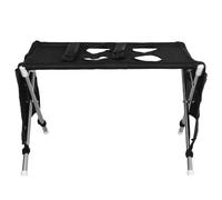KONTONTY Foldable Dog Grooming Hammock Stand with Stainless Steel Support, Wide Hammock Bed for Small Dogs and Kittens, No Installation Required, Minimizes Anxiety, for Mobile Grooming